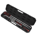 Sealey AK9100 4pc Heavy-Duty Pry Bar Set with Hammer Cap