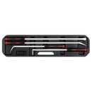 Sealey AK9100 4pc Heavy-Duty Pry Bar Set with Hammer Cap