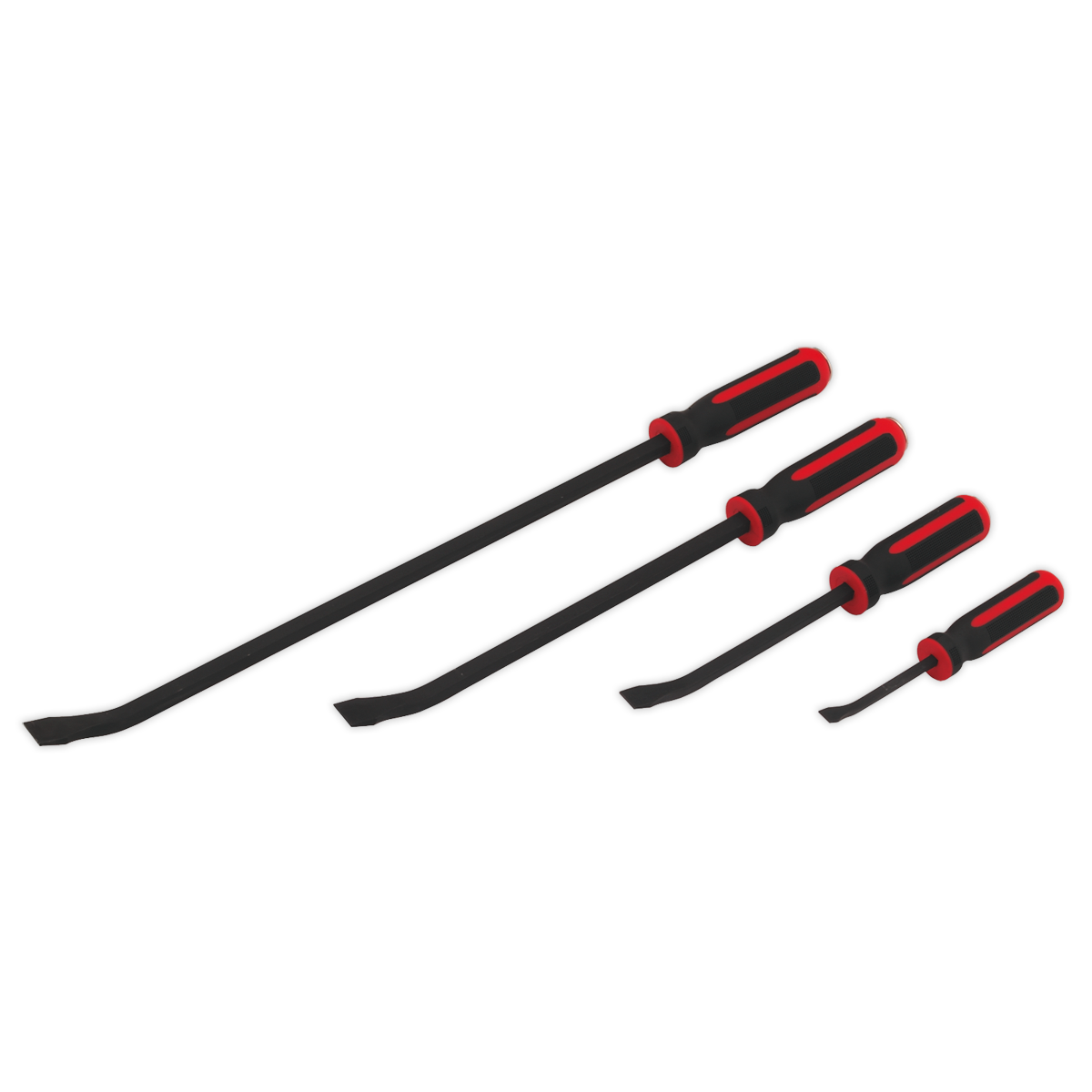 Sealey AK9105 4pc Heavy-Duty Pry Bar Set with Hammer Cap