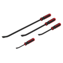 Sealey AK9105 4pc Heavy-Duty Pry Bar Set with Hammer Cap