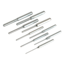 Sealey AK9109M 9pc Parallel Roll Pin Punch Set - Metric