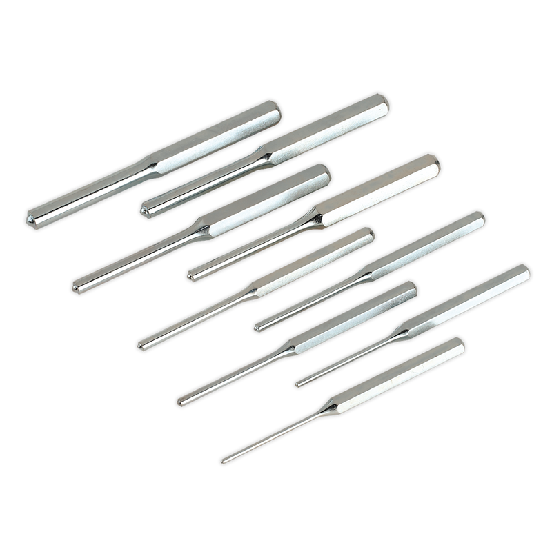 Sealey AK9109M 9pc Parallel Roll Pin Punch Set - Metric