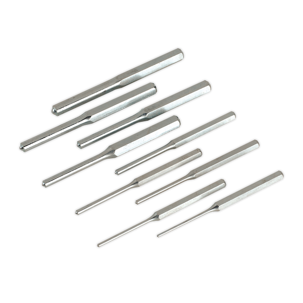 Sealey AK9109 9pc Parallel Roll Pin Punch Set - Imperial