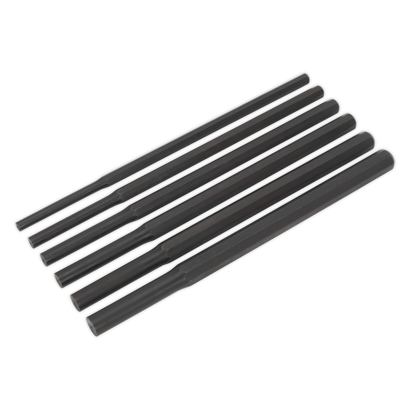 Sealey AK91226 6pc Heavy-Duty Parallel Pin Punch Set