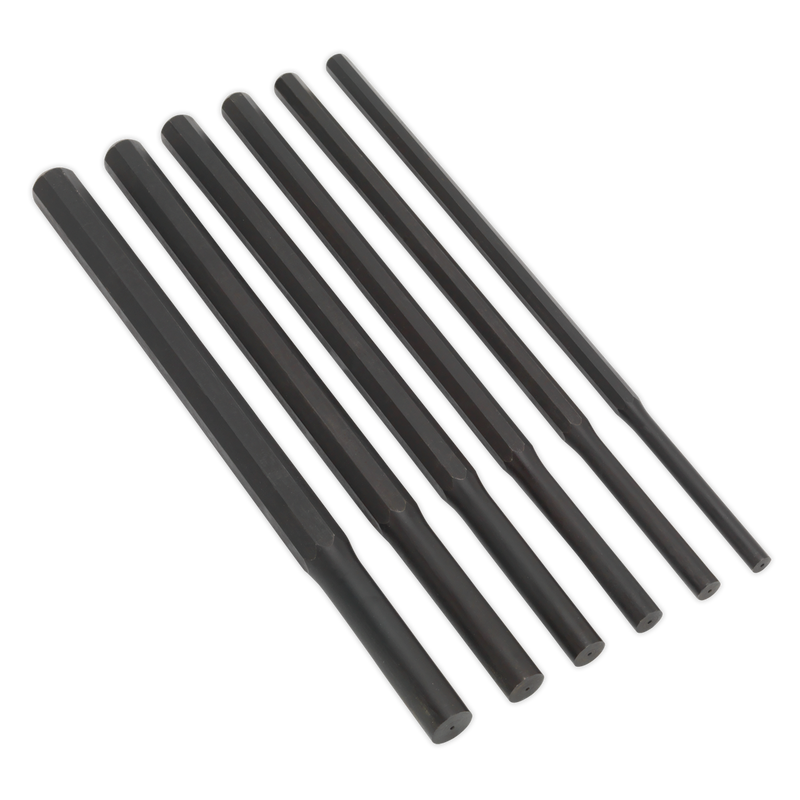 Sealey AK91226 6pc Heavy-Duty Parallel Pin Punch Set