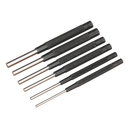 Sealey AK9123 6pc Parallel Pin Punch Set