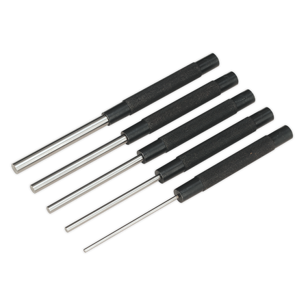 Sealey AK9124 5pc Long Pattern Parallel Pin Punch Set