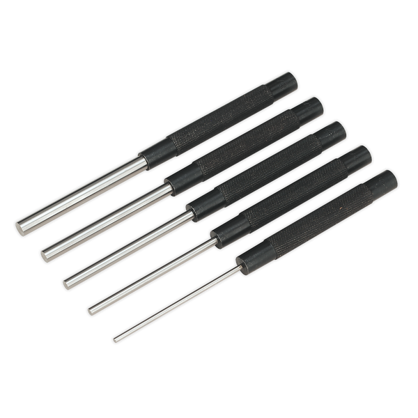 Sealey AK9124 5pc Long Pattern Parallel Pin Punch Set