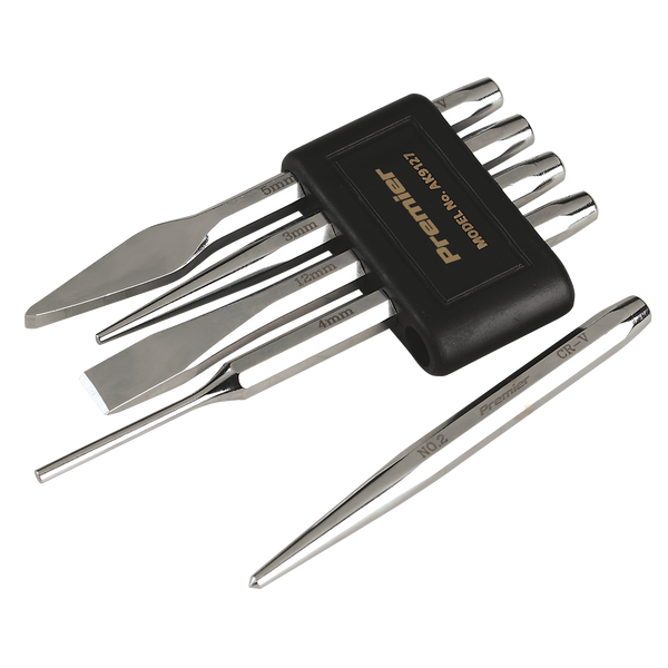 Sealey AK9127 5pc Punch & Chisel Set