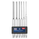 Sealey AK9128L 6pc 200mm Parallel Pin Punch Set