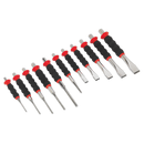 Sealey AK9135 11pc Sheathed Punch & Chisel Set