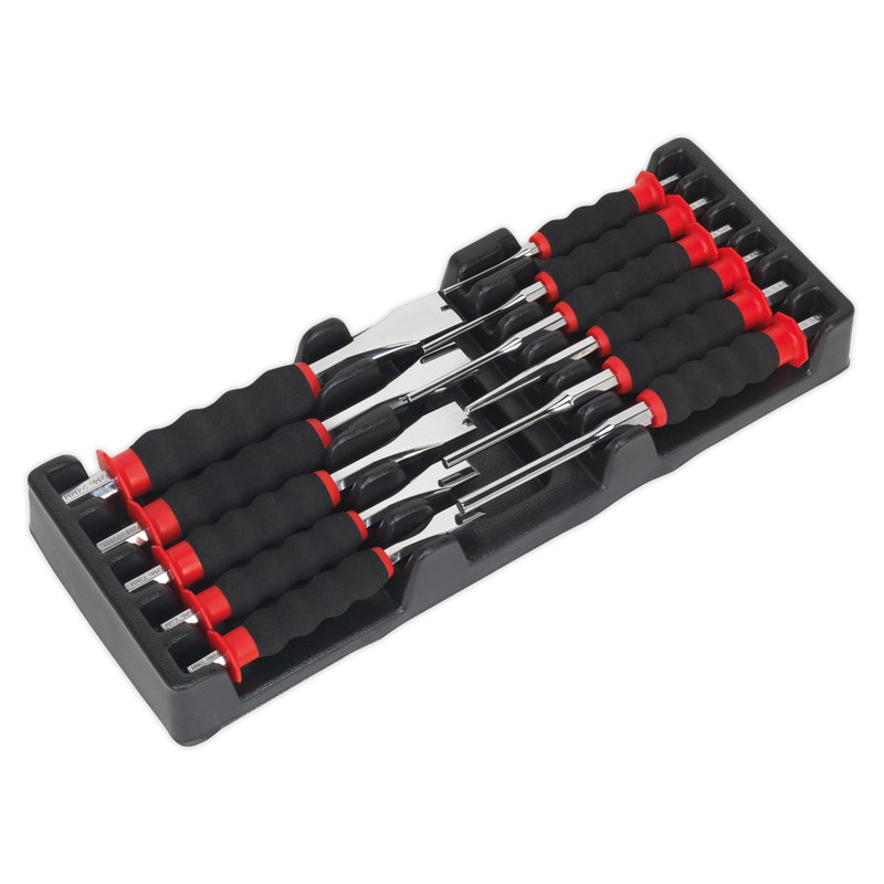 Sealey AK9135 11pc Sheathed Punch & Chisel Set