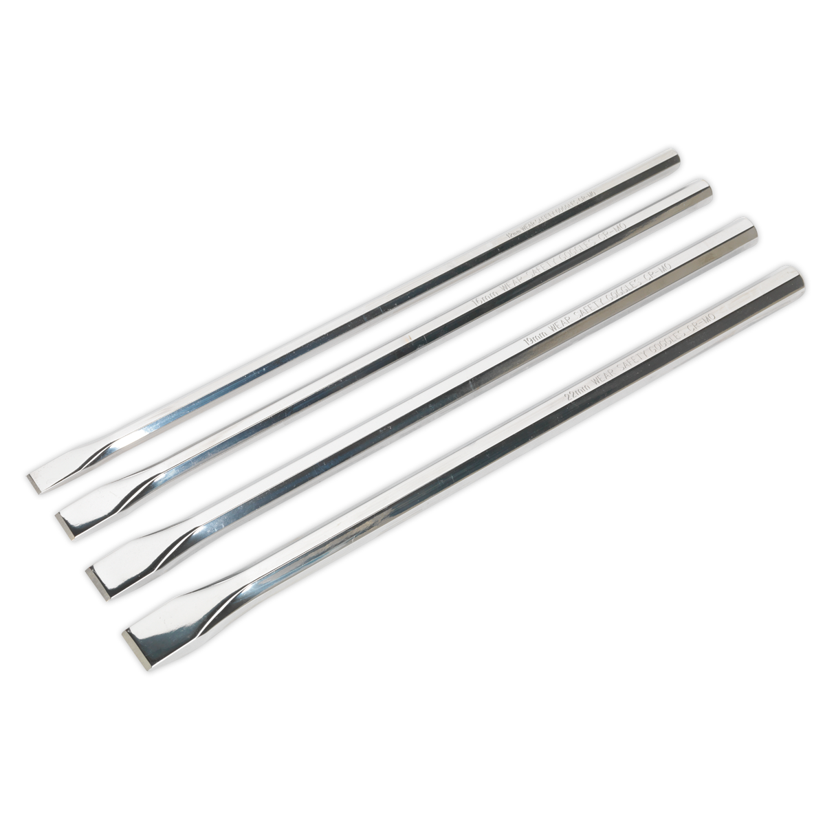 Sealey AK9148 4pc Extra-Long Chisel Set