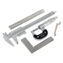 Sealey AK91SET 4pc Measuring Tool Set