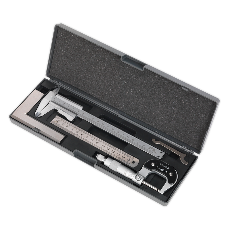 Sealey AK91SET 4pc Measuring Tool Set