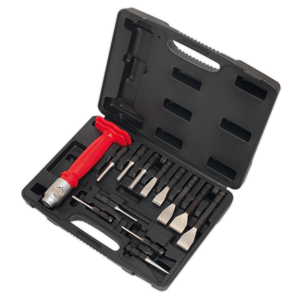 Sealey AK9215 13pc Interchangeable Punch & Chisel Set