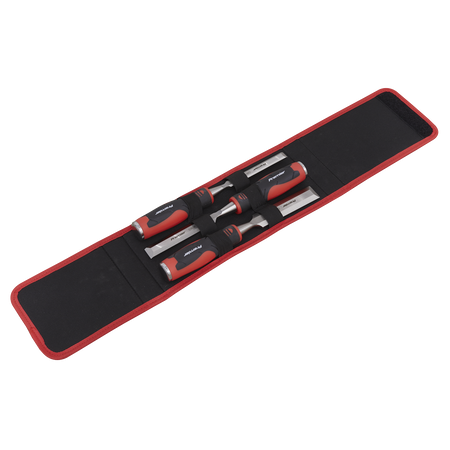 Sealey AK9238 3pc Hammer-Thru Wood Chisel Set