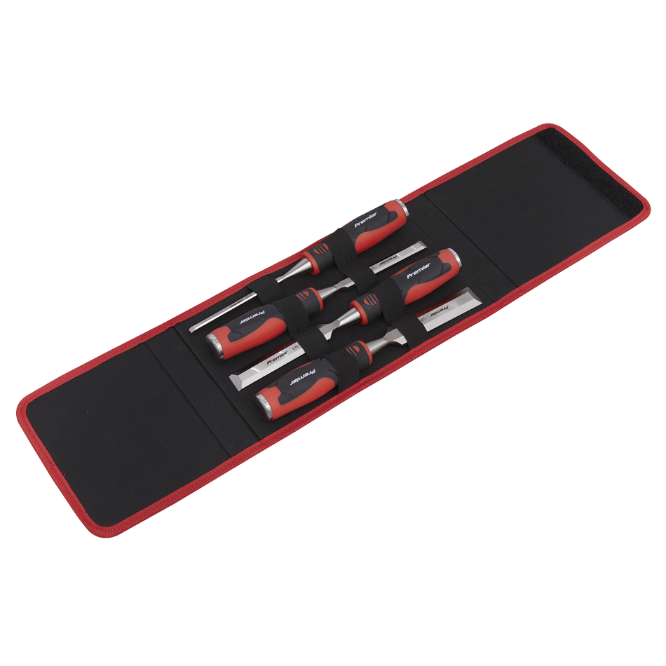 Sealey AK9239 4pc Hammer-Thru Wood Chisel Set