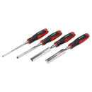 Sealey AK9239 4pc Hammer-Thru Wood Chisel Set