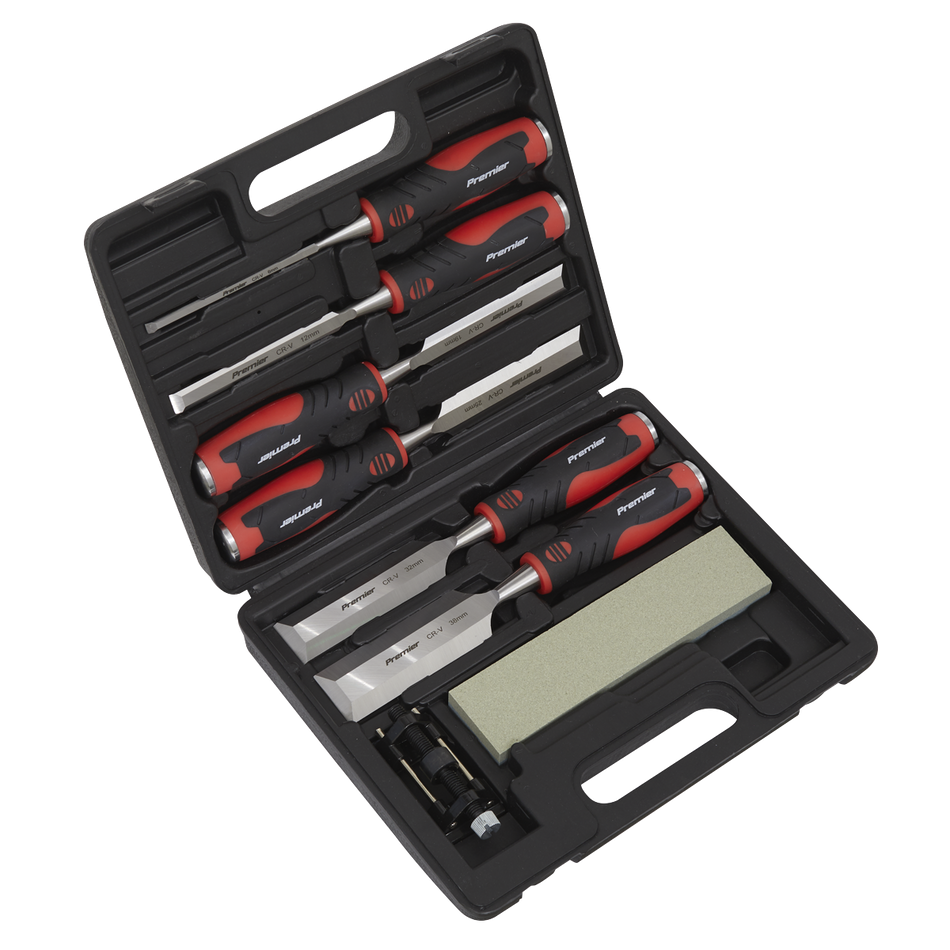 Sealey AK9240 8pc Hammer-Thru Wood Chisel Set