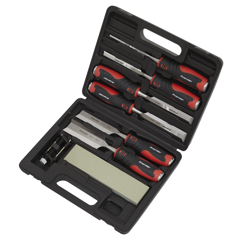 Sealey AK9240 8pc Hammer-Thru Wood Chisel Set