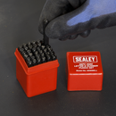 Sealey AK9296 36pc 4mm Letter & Number Punch Set