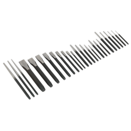 Sealey AK9298 26pc Punch & Chisel Set