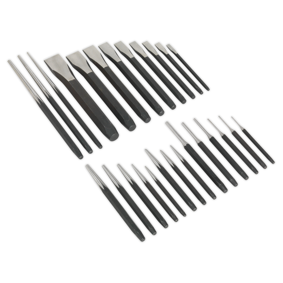 Sealey AK9298 26pc Punch & Chisel Set
