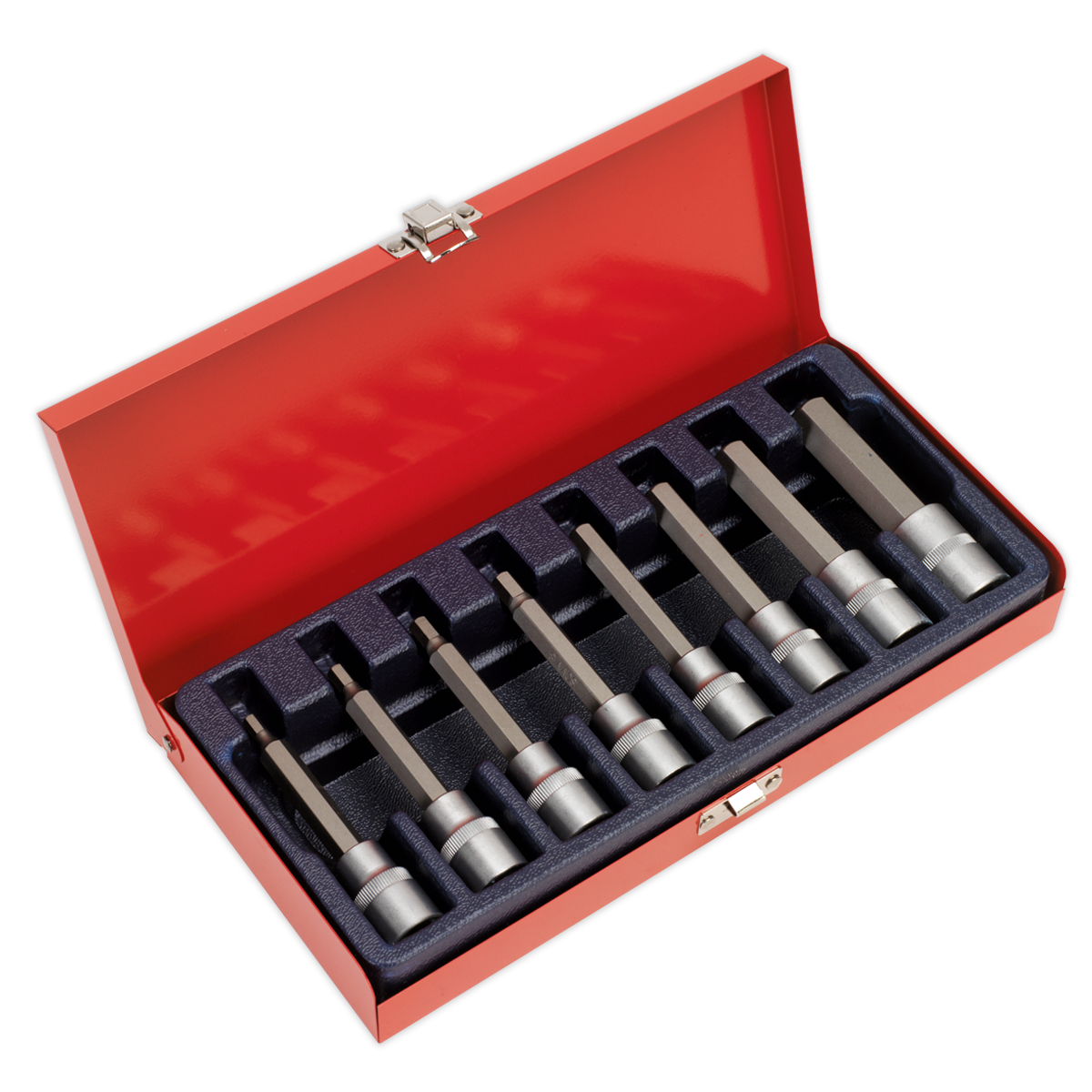 Sealey AK9310 8pc 1/2"Sq Drive Hex Socket Bit Set