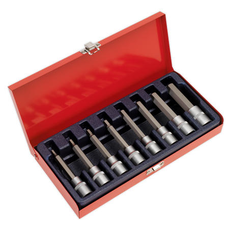 Sealey AK9310 8pc 1/2"Sq Drive Hex Socket Bit Set