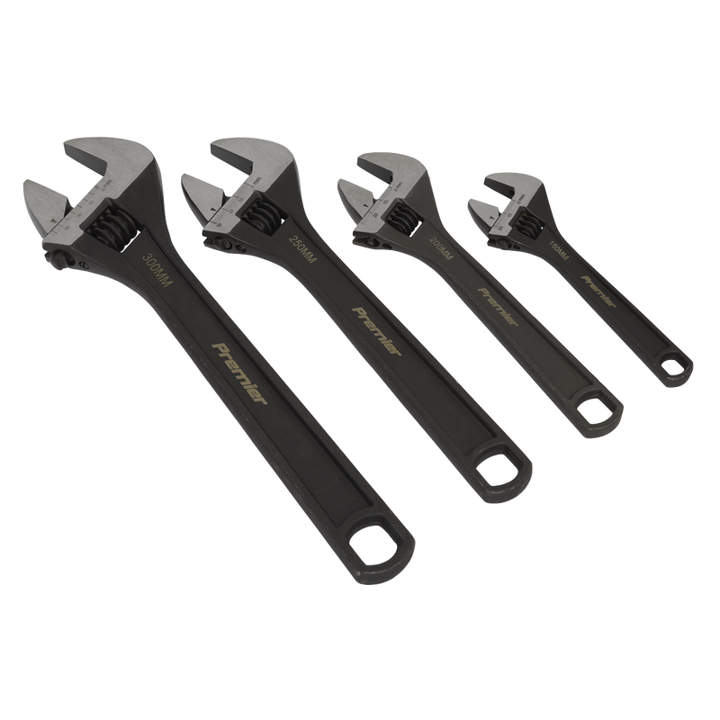 Sealey AK9567 4pc Adjustable Wrench Set
