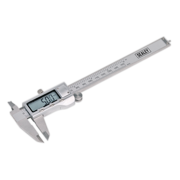 Sealey AK9621EV 0-150mm(0-6") Stainless Steel Digital Vernier Caliper