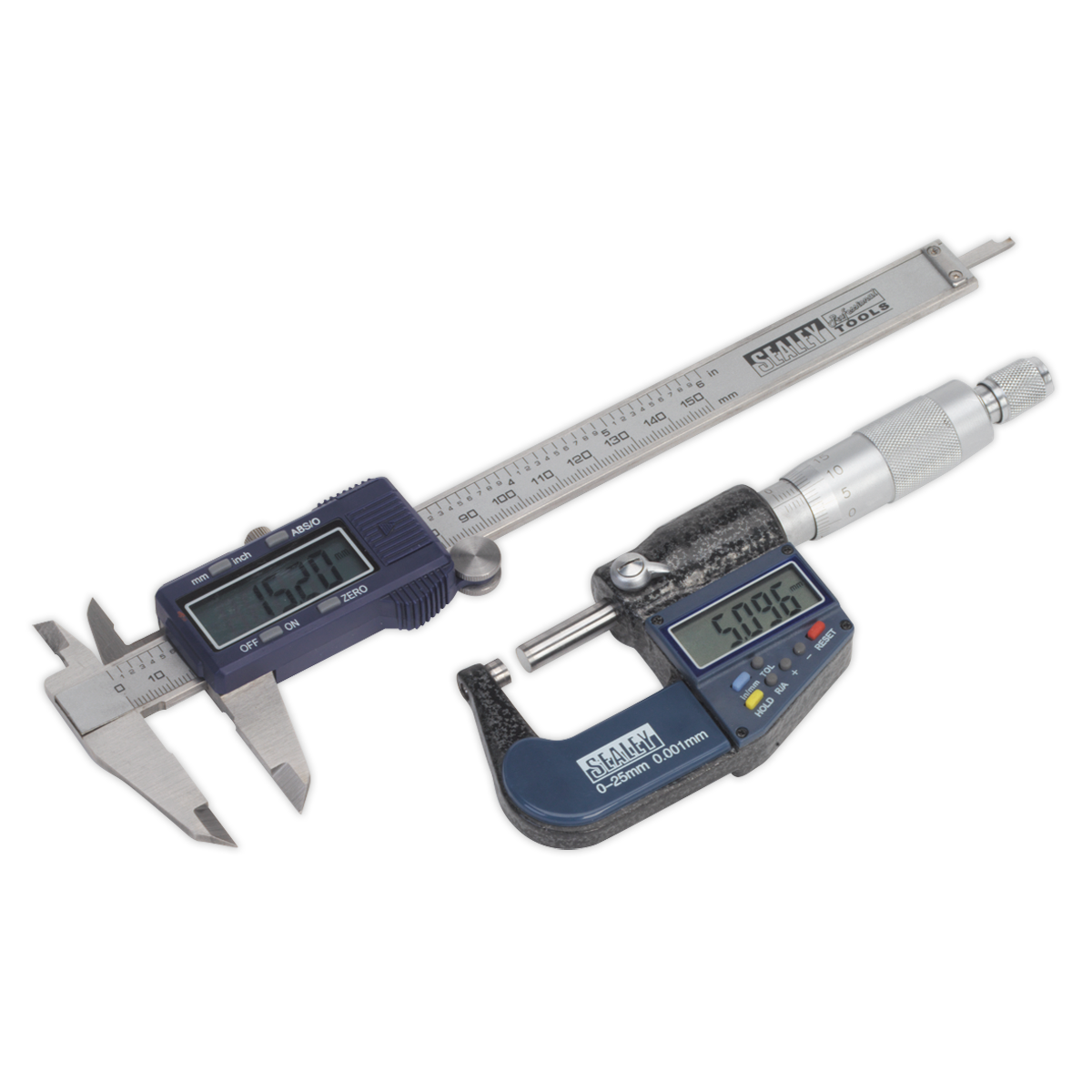 Sealey AK9637D 2pc Digital Measuring Set