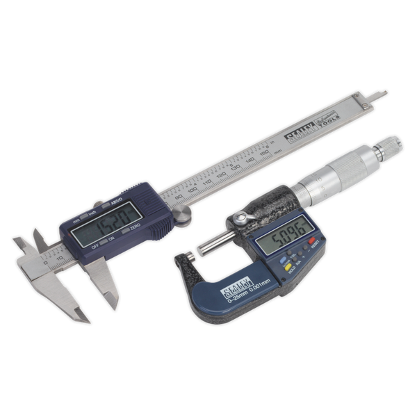 Sealey AK9637D 2pc Digital Measuring Set