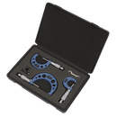Sealey AK9651M 3pc Micrometer Set - Metric