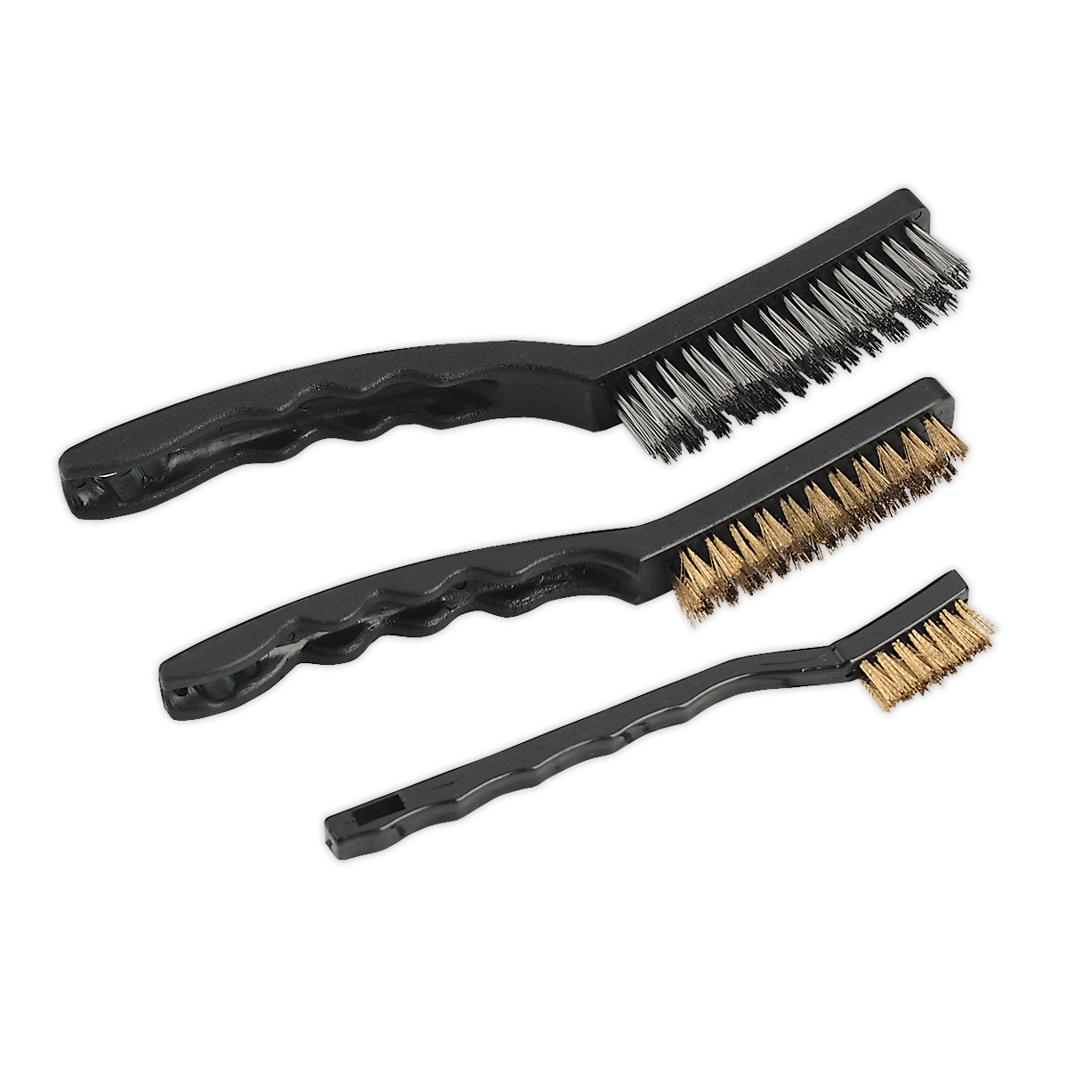 Sealey AK9801 3pc Auto Engineer‚àö¬¢‚Äö√á¬®‚Äö√ë¬¢s Wire Brush Set
