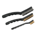 Sealey AK9801 3pc Auto Engineer√¢‚Ç¨‚Ñ¢s Wire Brush Set