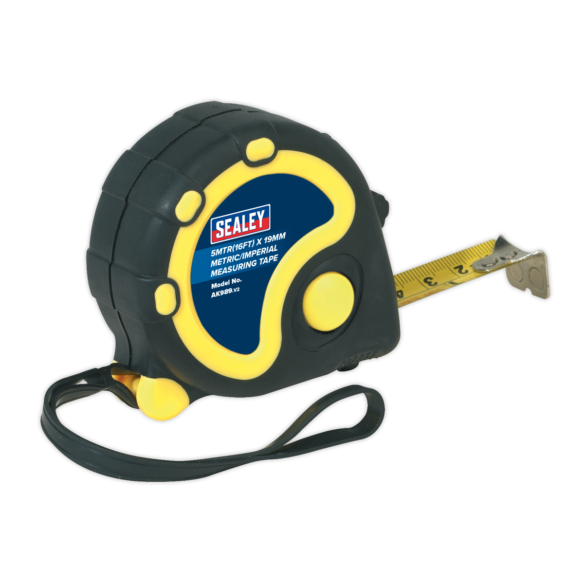 Sealey AK989 5m(16ft) x 19mm Metric/Imperial Tape Measure