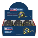 Sealey AK98912 5m(16ft) x 19mm Tape Measure - Metric/Imperial - Display Box of 12