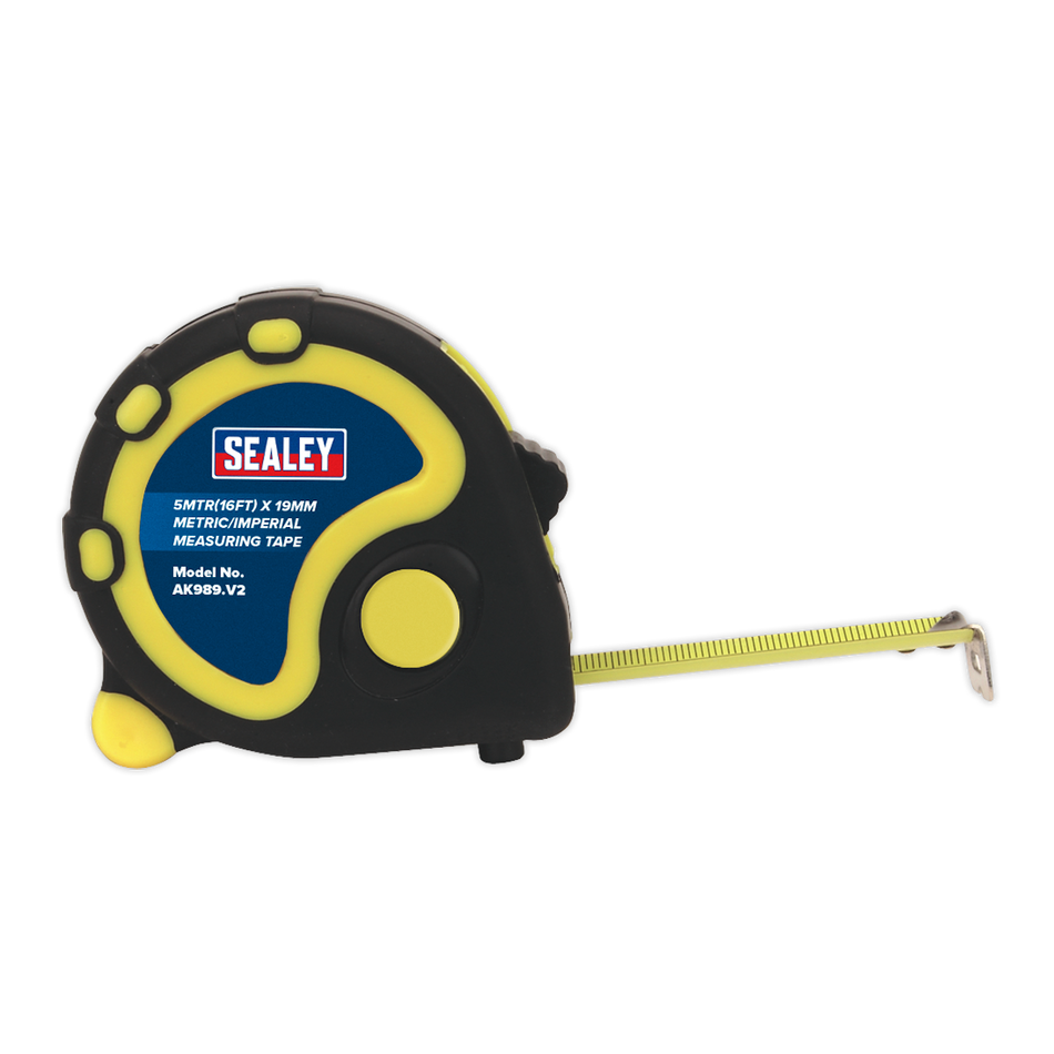 Sealey AK989 5m(16ft) x 19mm Metric/Imperial Tape Measure
