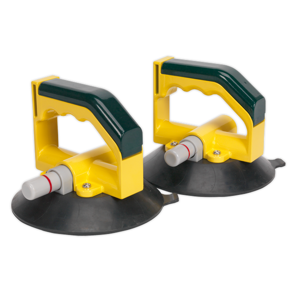 Sealey AK98943 150mm Vacuum Suction Cup - Pair