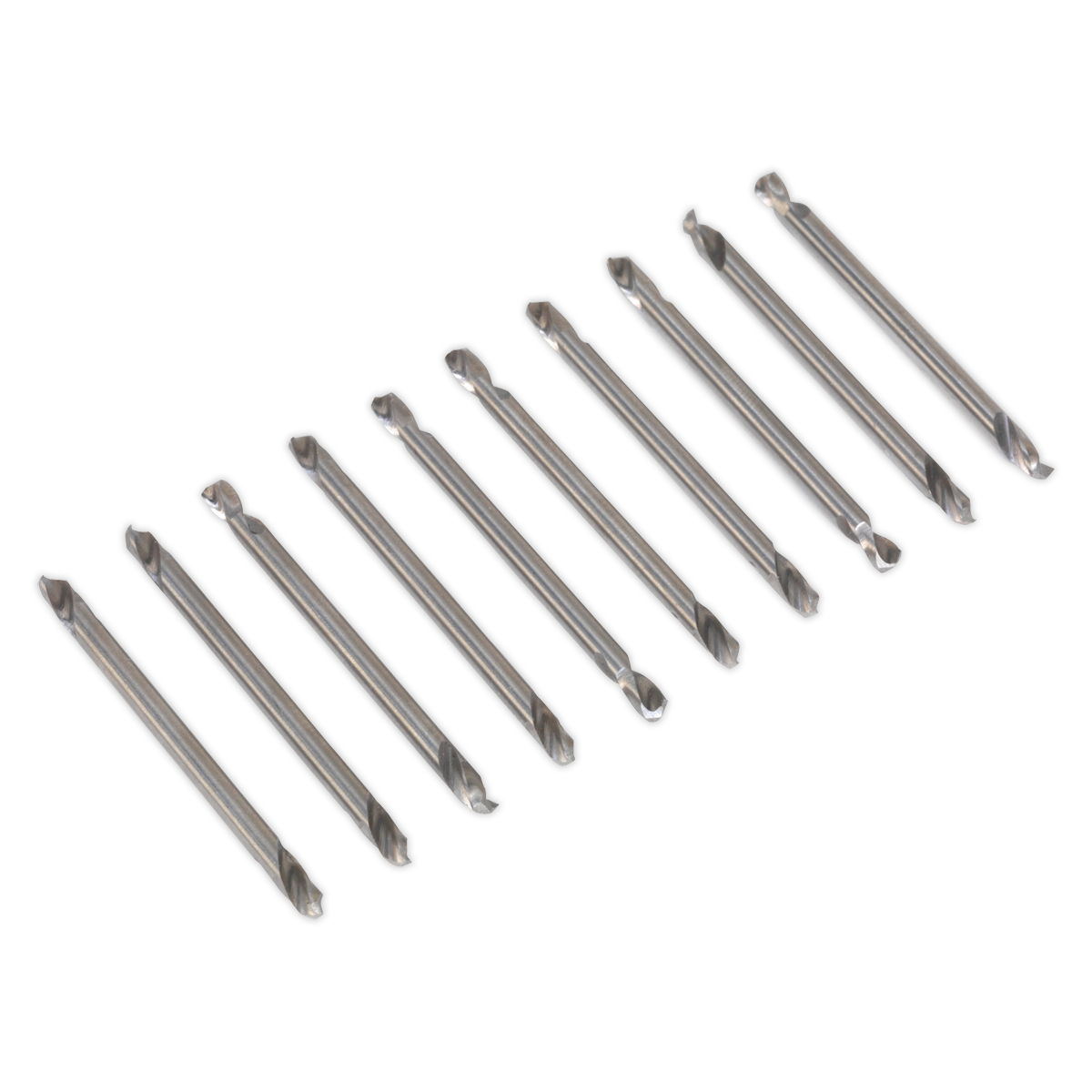 Sealey AK9910 10pc 1/8" Double End Drill Bit Set