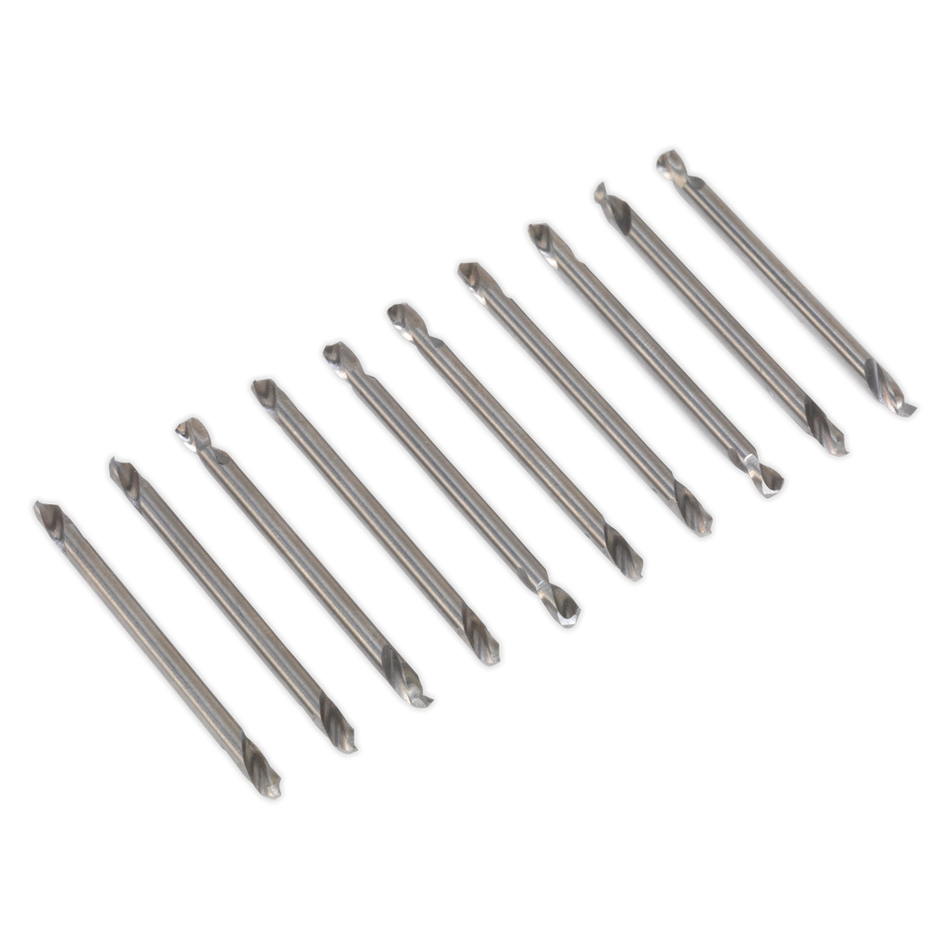 Sealey AK9910 10pc 1/8" Double End Drill Bit Set