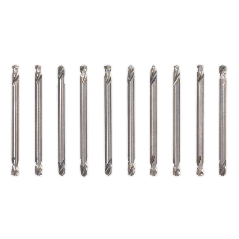Sealey AK9910 10pc 1/8" Double End Drill Bit Set