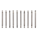 Sealey AK9910 10pc 1/8" Double End Drill Bit Set