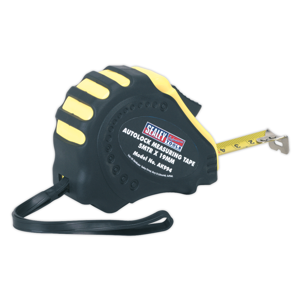 Sealey AK994 5m(16ft) x 19mm Autolock Tape Measure - Metric/Imperial