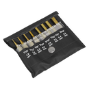 Sealey AKB08 Brass Pin Punch Set 8pc