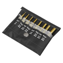 Sealey AKB08 Brass Pin Punch Set 8pc