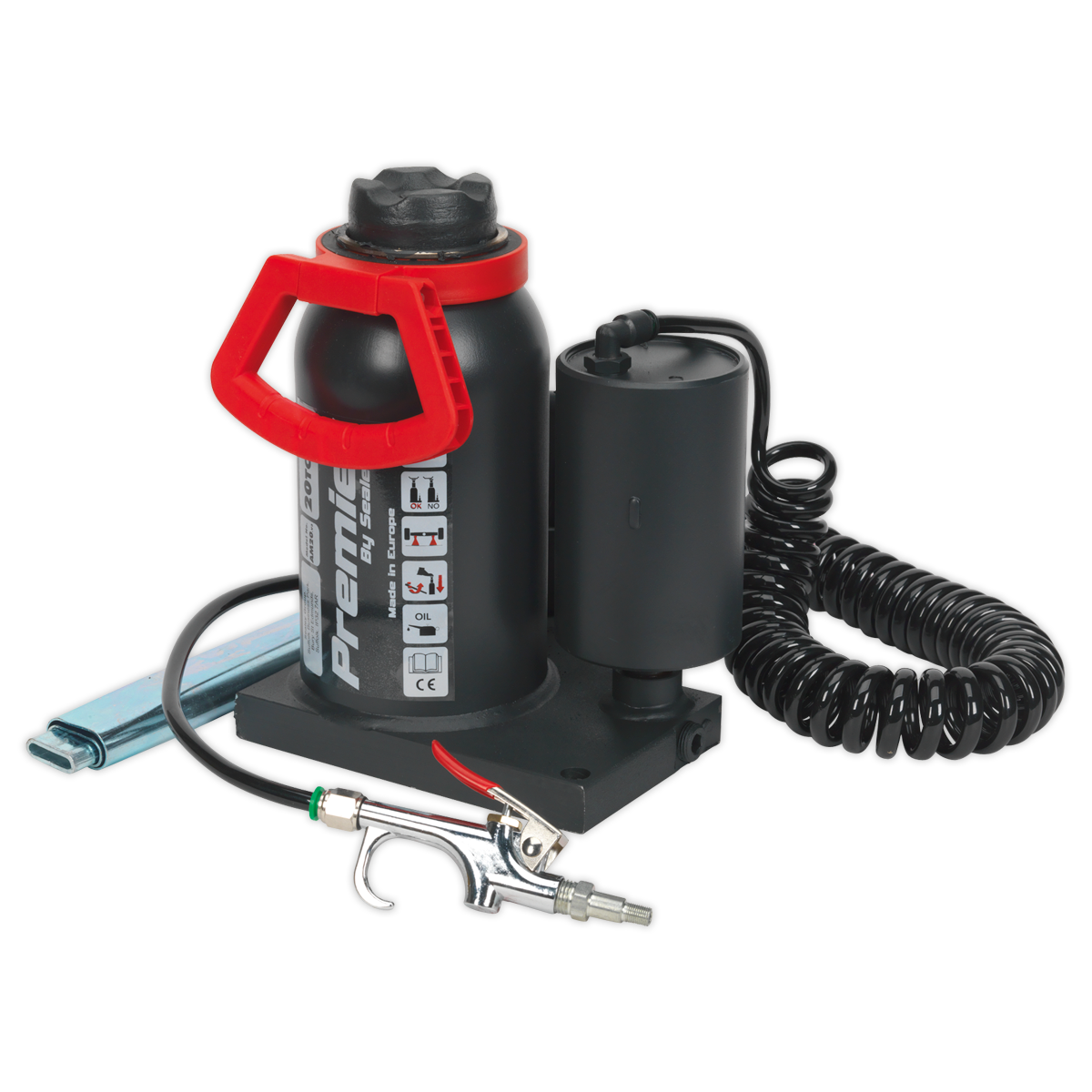 Sealey AM20 20tonne Bottle Jack Manual/Air Hydraulic