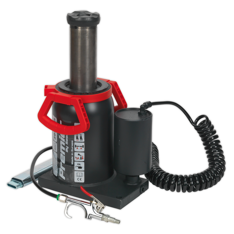 Sealey AM30 30tonne Bottle Jack Manual/Air Hydraulic
